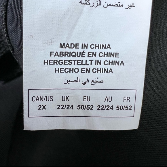 ADDITION Elle Cactus Black Tankini Top Size 2x - Picture 8 of 9